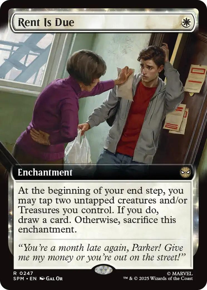 Image for Rent Is Due (Extended Art) (247) - Magic: The Gathering