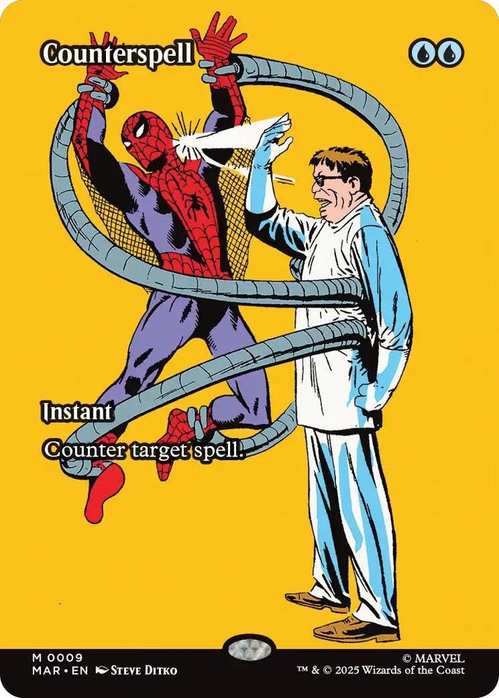 Image for Counterspell (Borderless) (9) (Marvel Eternal-Legal) - Magic: The Gathering