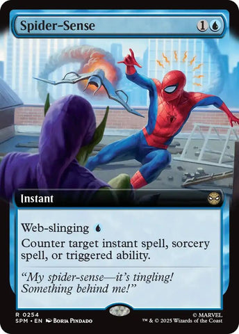 Image for Spider-Sense (Extended Art) (254) (Marvel's Spider-Man) - Magic: The Gathering