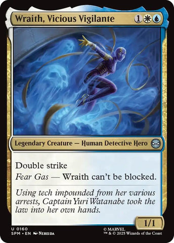 Image for Wraith, Vicious Vigilante (160) - Magic: The Gathering