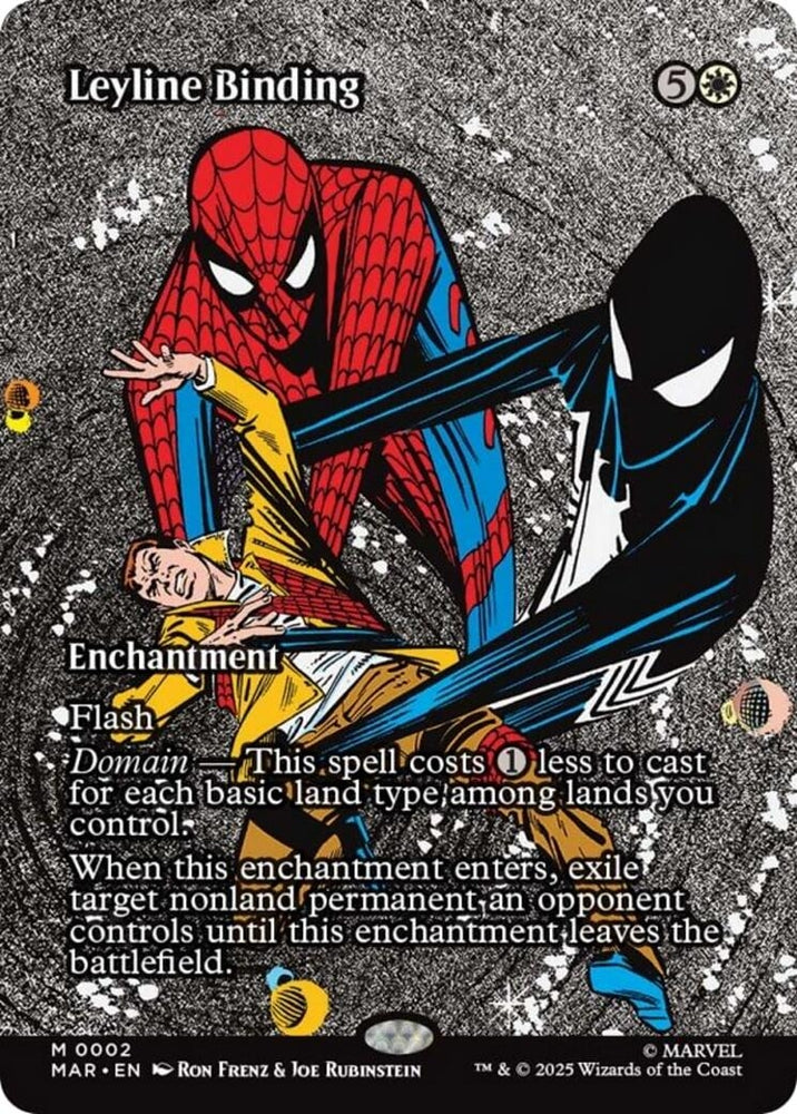 Image for Leyline Binding (Borderless) (2) (Marvel Eternal-Legal) - Magic: The Gathering