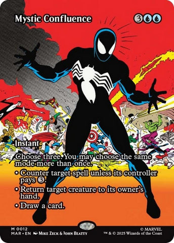 Image for Mystic Confluence (Borderless) (12) (Marvel Eternal-Legal) - Magic: The Gathering