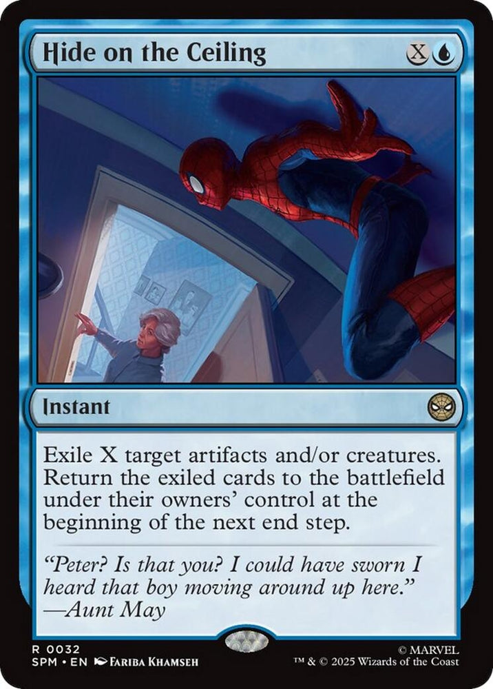 Image for Hide on the Ceiling (32) (Marvel's Spider-Man) - Magic: The Gathering