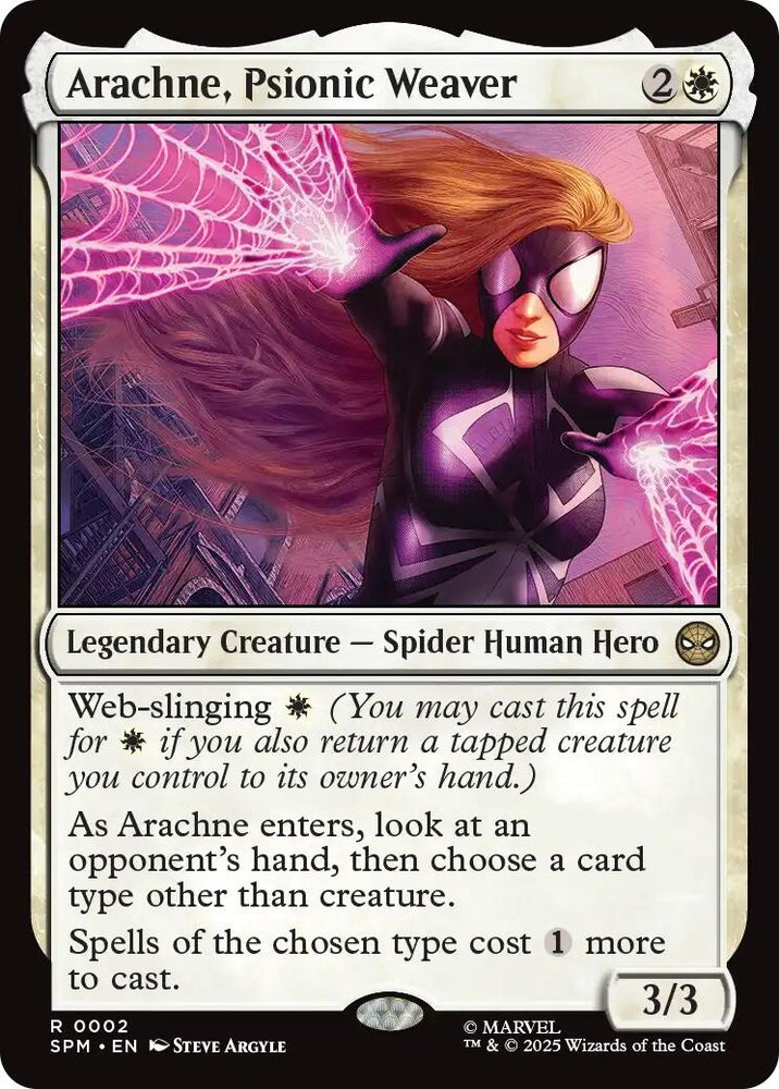 Image for Arachne, Psionic Weaver (2) (Marvel's Spider-Man) - Magic: The Gathering