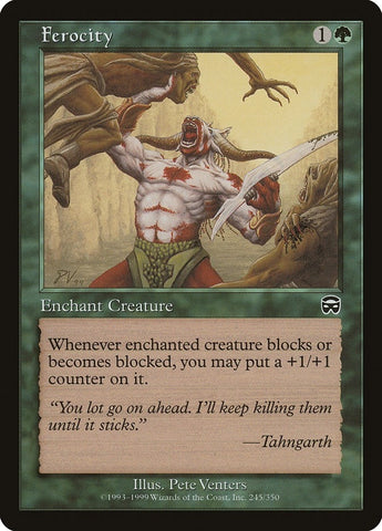 Image for Ferocity (245) [Mercadian Masques]