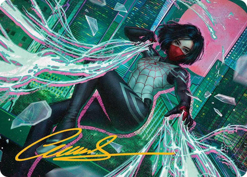 Image for Silk, Web Weaver Art Card (29/54) (Gold-Stamped Signature) (29) - Magic: The Gathering