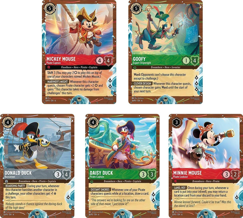 Image for Disney Cruise Promos (Set of 5) - Disney Lorcana