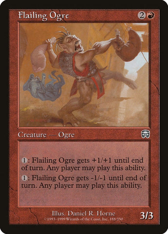 Image for Flailing Ogre (188) [Mercadian Masques]
