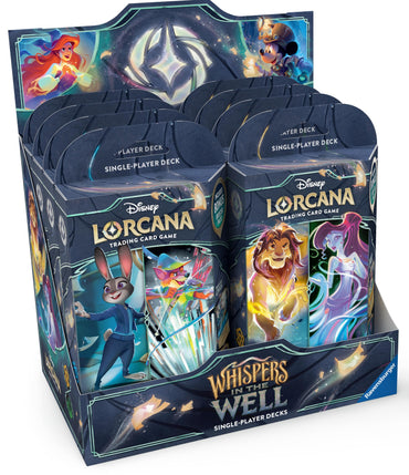 Image for Disney Lorcana: Whispers in the Well Starter Deck Display - Disney Lorcana