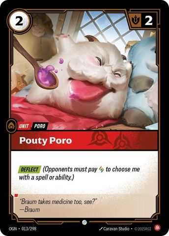 Image for Pouty Poro (013/298) (Origins) - Riftbound: League of Legends Trading Card Game