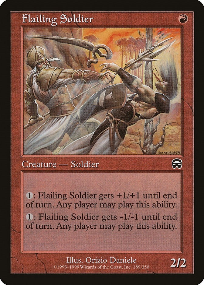 Image for Flailing Soldier (189) [Mercadian Masques]