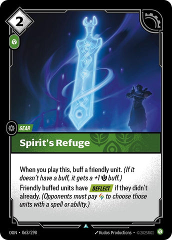 Image for Spirit's Refuge (063/298) (Origins) - Riftbound: League of Legends Trading Card Game