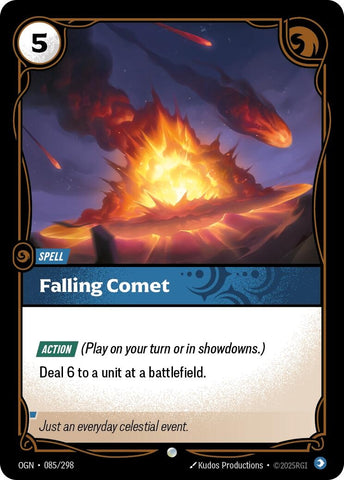Image for Falling Comet (085/298) (Origins) - Riftbound: League of Legends Trading Card Game
