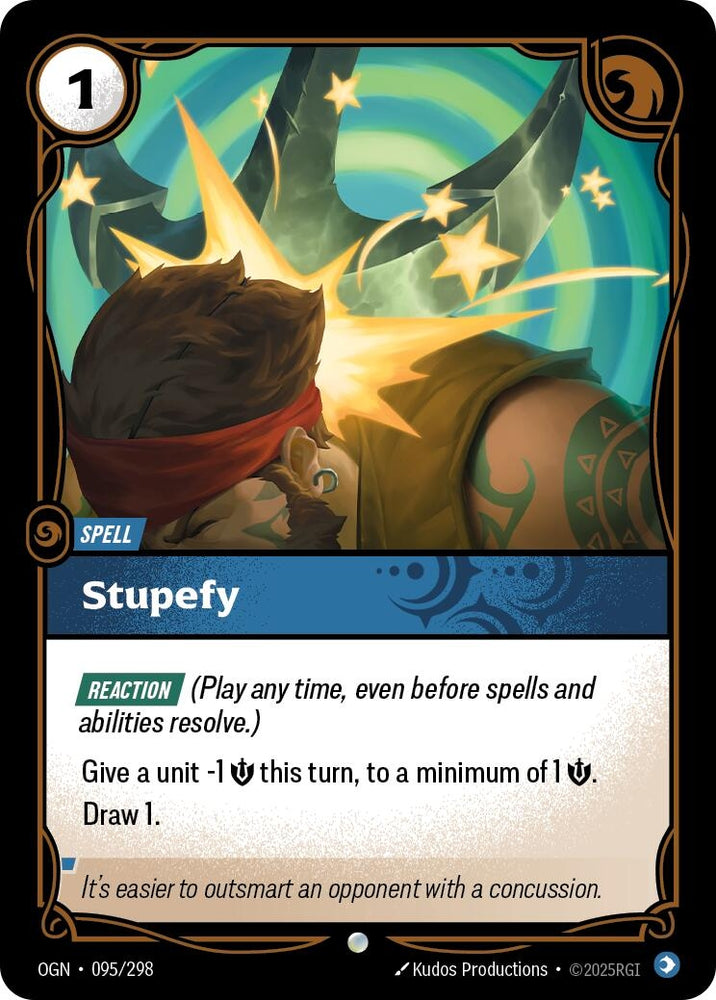 Image for Stupefy (095/298) (Origins) - Riftbound: League of Legends Trading Card Game