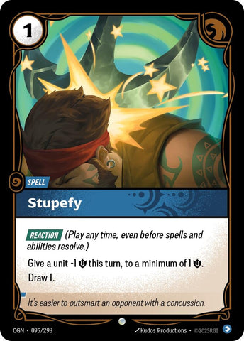 Image for Stupefy (095/298) (Origins) - Riftbound: League of Legends Trading Card Game