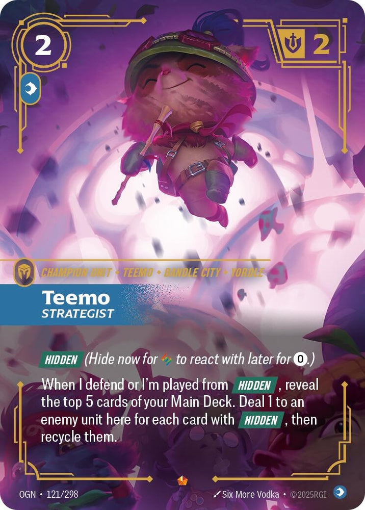 Image for Teemo - Strategist (121/298) (Origins) - Riftbound: League of Legends Trading Card Game