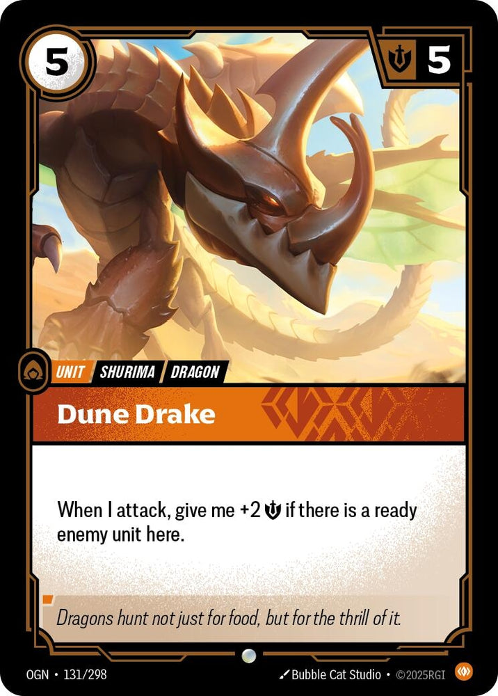 Image for Dune Drake (131/298) (Origins) - Riftbound: League of Legends Trading Card Game