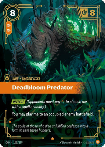 Image for Deadbloom Predator (161/298) (Origins) - Riftbound: League of Legends Trading Card Game