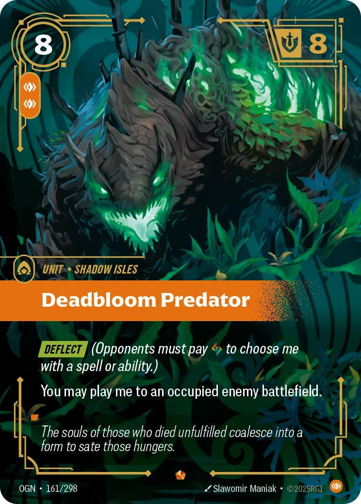 riftbound deadbloom predator 2枚 Deadbloom Predator (161/298) (Origins)