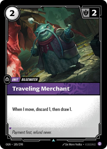 Image for Traveling Merchant (185/298) (Origins) - Riftbound: League of Legends Trading Card Game