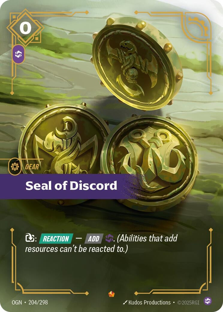 その他 Seal of Discord Seal of Discord (204/298) (Origins)