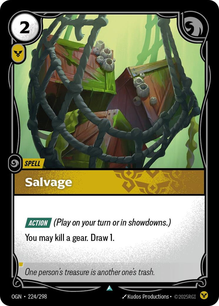 Image for Salvage (224/298) (Origins) - Riftbound: League of Legends Trading Card Game