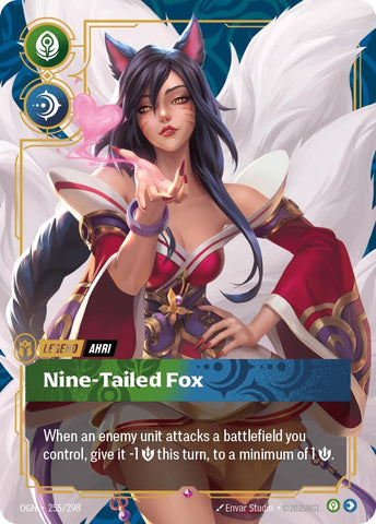 Image for Ahri - Nine-Tailed Fox (255/298) (Origins) - Riftbound: League of Legends Trading Card Game