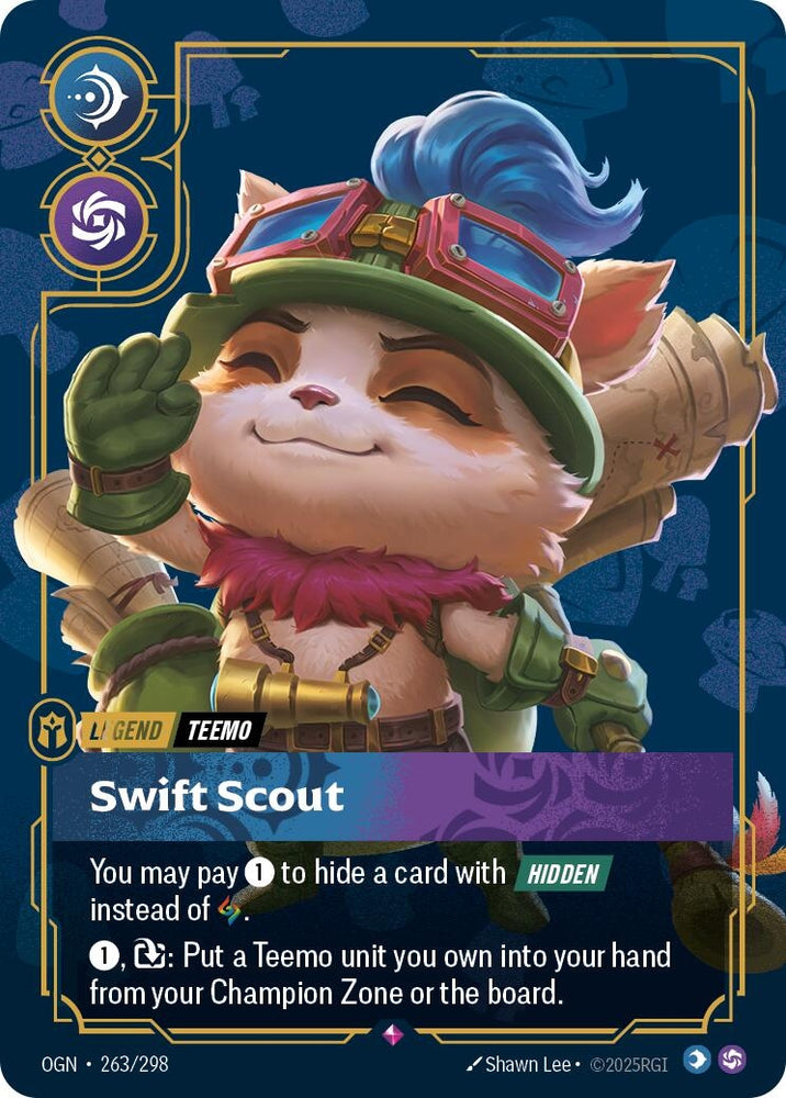 Image for Teemo - Swift Scout (263/298) (Origins) - Riftbound: League of Legends Trading Card Game