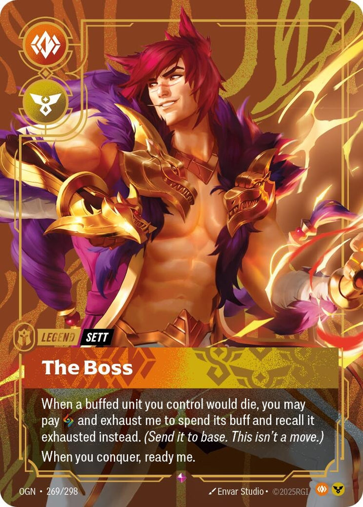 Image for Sett - The Boss (269/298) (Origins) - Riftbound: League of Legends Trading Card Game