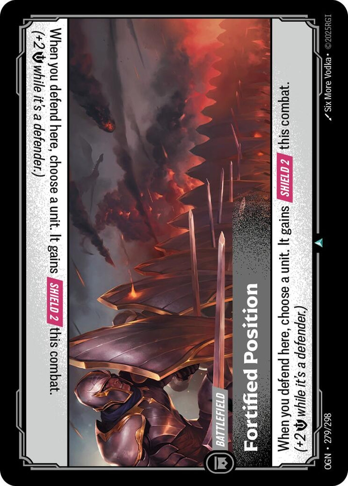 Image for Fortified Position (279/298) (Origins) - Riftbound: League of Legends Trading Card Game