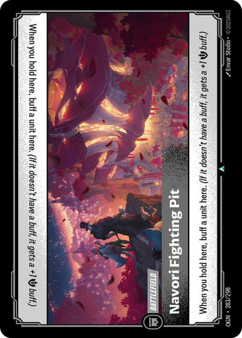 Image for Navori Fighting Pit (283/298) (Origins) - Riftbound: League of Legends Trading Card Game