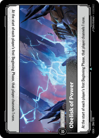 Image for Obelisk of Power (284/298) (Origins) - Riftbound: League of Legends Trading Card Game