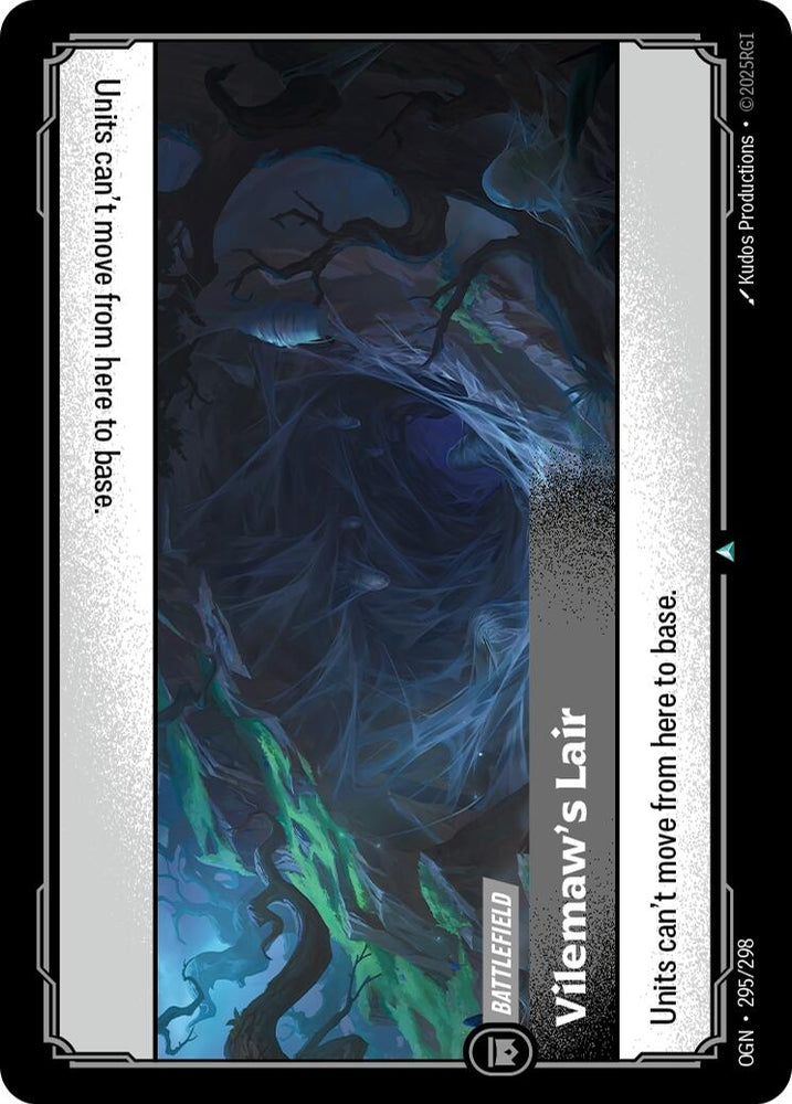 Image for Vilemaw's Lair (295/298) (Origins) - Riftbound: League of Legends Trading Card Game