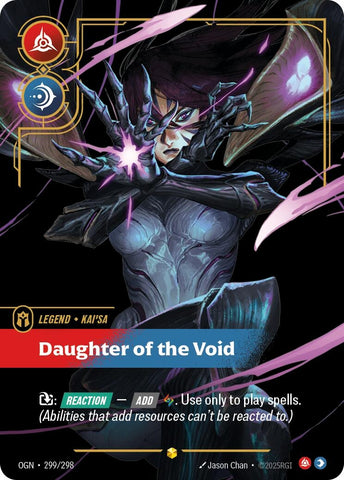 Image for Kai'Sa - Daughter of the Void (Showcase) (299/298) (Origins) - Riftbound: League of Legends Trading Card Game