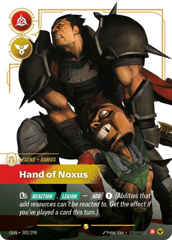 Image for Darius - Hand of Noxus (Showcase) (302/298) (Origins) - Riftbound: League of Legends Trading Card Game