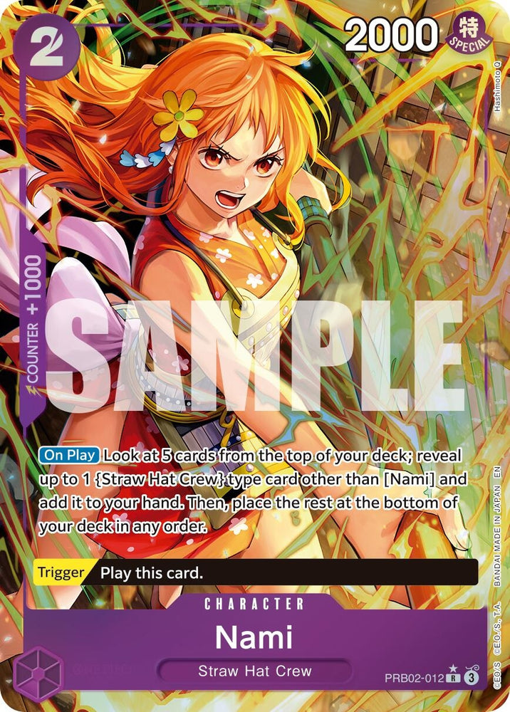 Image for Nami (Alternate Art) (PRB02-012) - One Piece Card Game