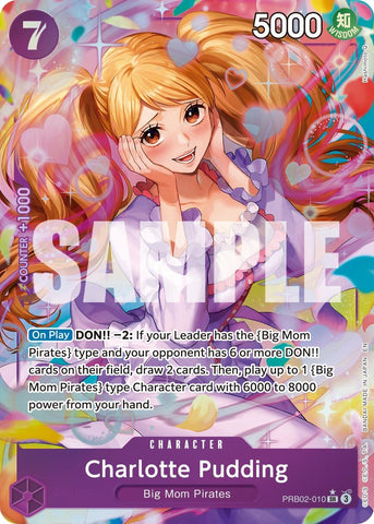 Image for Charlotte Pudding - PRB02-010 (Alternate Art) (PRB02-010) (Premium Booster -The Best- Vol. 2) - One Piece Card Game