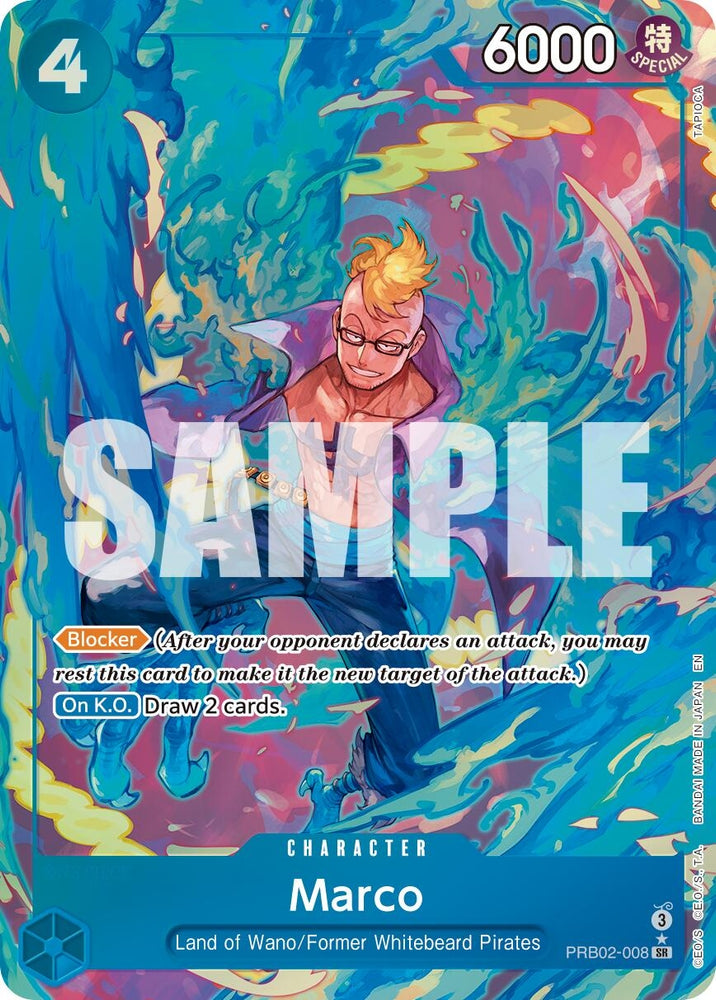 Image for Marco (Alternate Art) (PRB02-008) (Premium Booster -The Best- Vol. 2) - One Piece Card Game