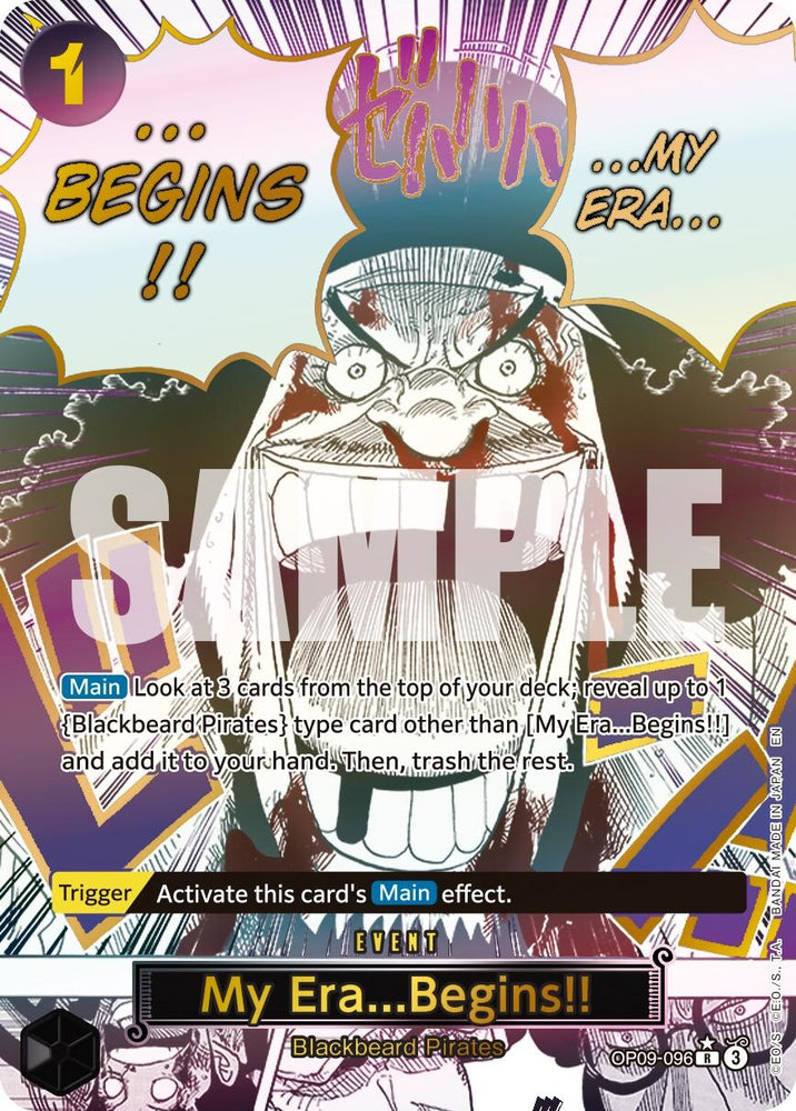 Image for My Era...Begins!! (Manga) (OP09-096) (Premium Booster -The Best- Vol. 2) - One Piece Card Game