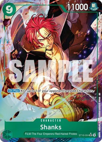 Image for Shanks - ST16-004 (Alternate Art) (ST16-004) - One Piece Card Game