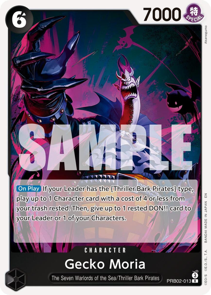 Image for Gecko Moria (PRB02-013) - One Piece Card Game