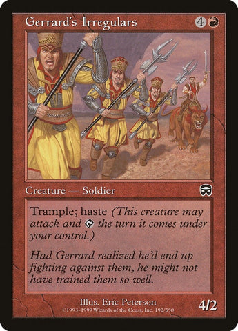 Image for Gerrard's Irregulars (192) [Mercadian Masques]