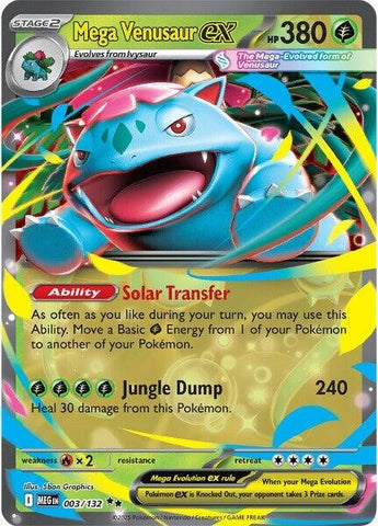 Mega Venusaur ex (003/132) (ME01: Mega Evolution)