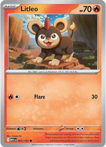 Litleo (023/132) (ME01: Mega Evolution)