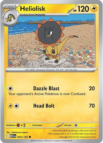 Heliolisk (053/132) (ME01: Mega Evolution)