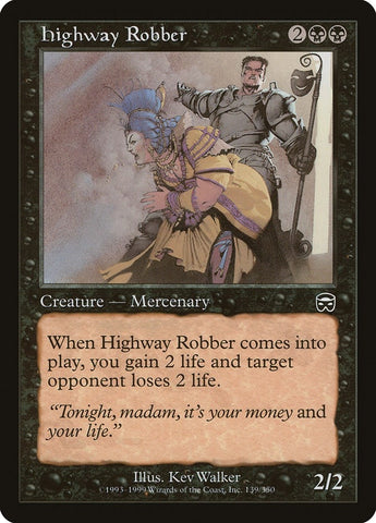 Image for Highway Robber (139) [Mercadian Masques]