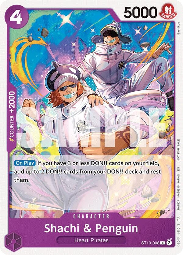 Image for Shachi & Penguin (Tournament Pack 2025 Vol. 4) (ST10-008) - One Piece Card Game