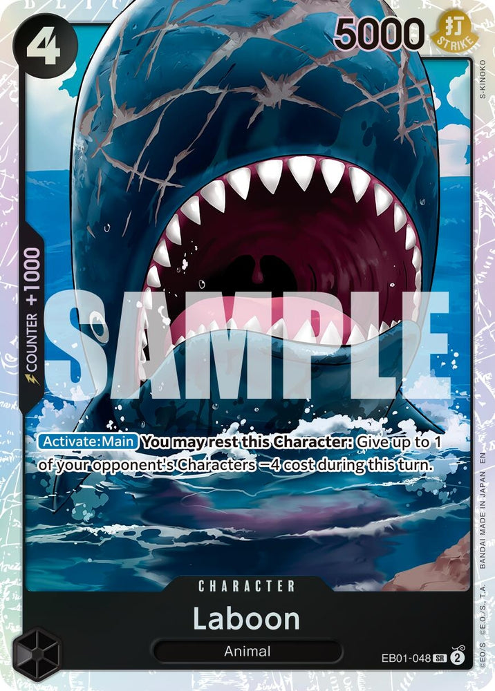 Image for Laboon (Reprint) (EB01-048) - One Piece Card Game
