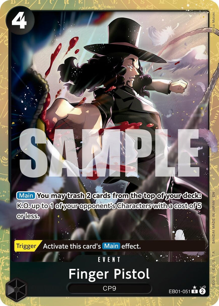Image for Finger Pistol (Alternate Art) (EB01-051) - One Piece Card Game