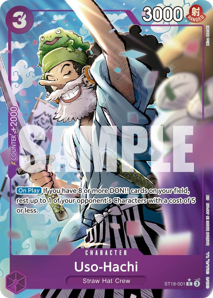 Image for Uso-Hachi (Alternate Art) (ST18-001) (Premium Booster -The Best- Vol. 2) - One Piece Card Game